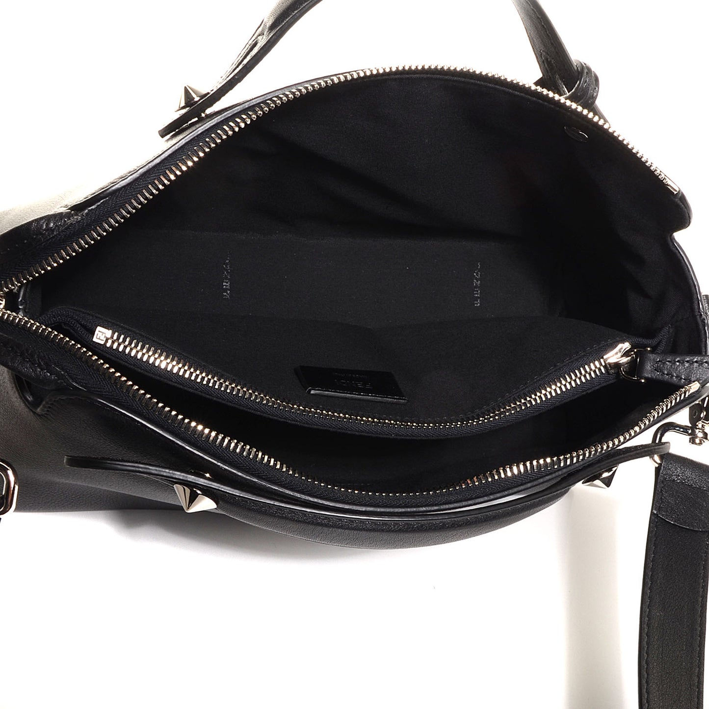 Vitello Dolce Marmol Medium By The Way Boston Bag Black