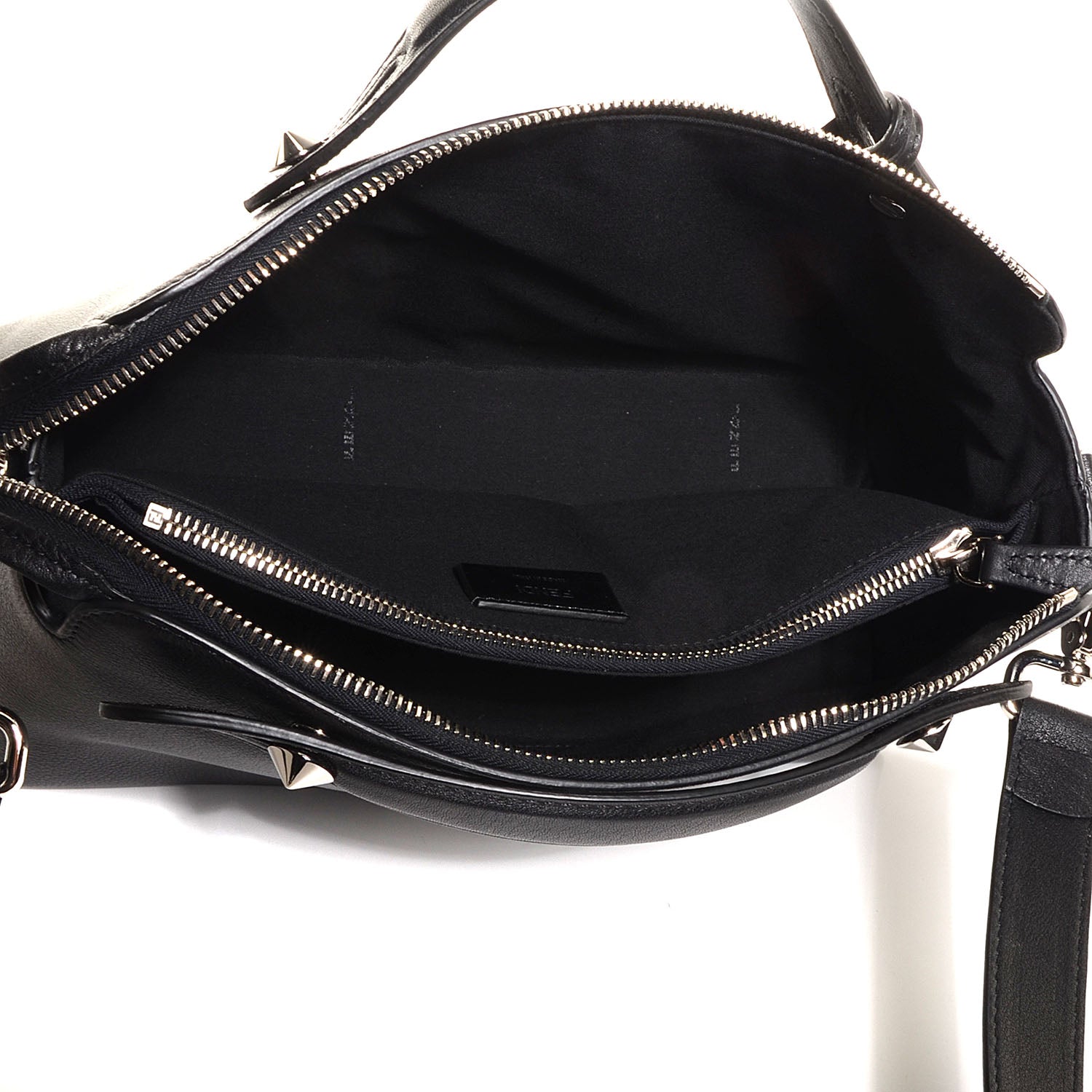 Fendi Vitello Dolce Marmol Medium By The Way Boston Bag Black 5 of 11