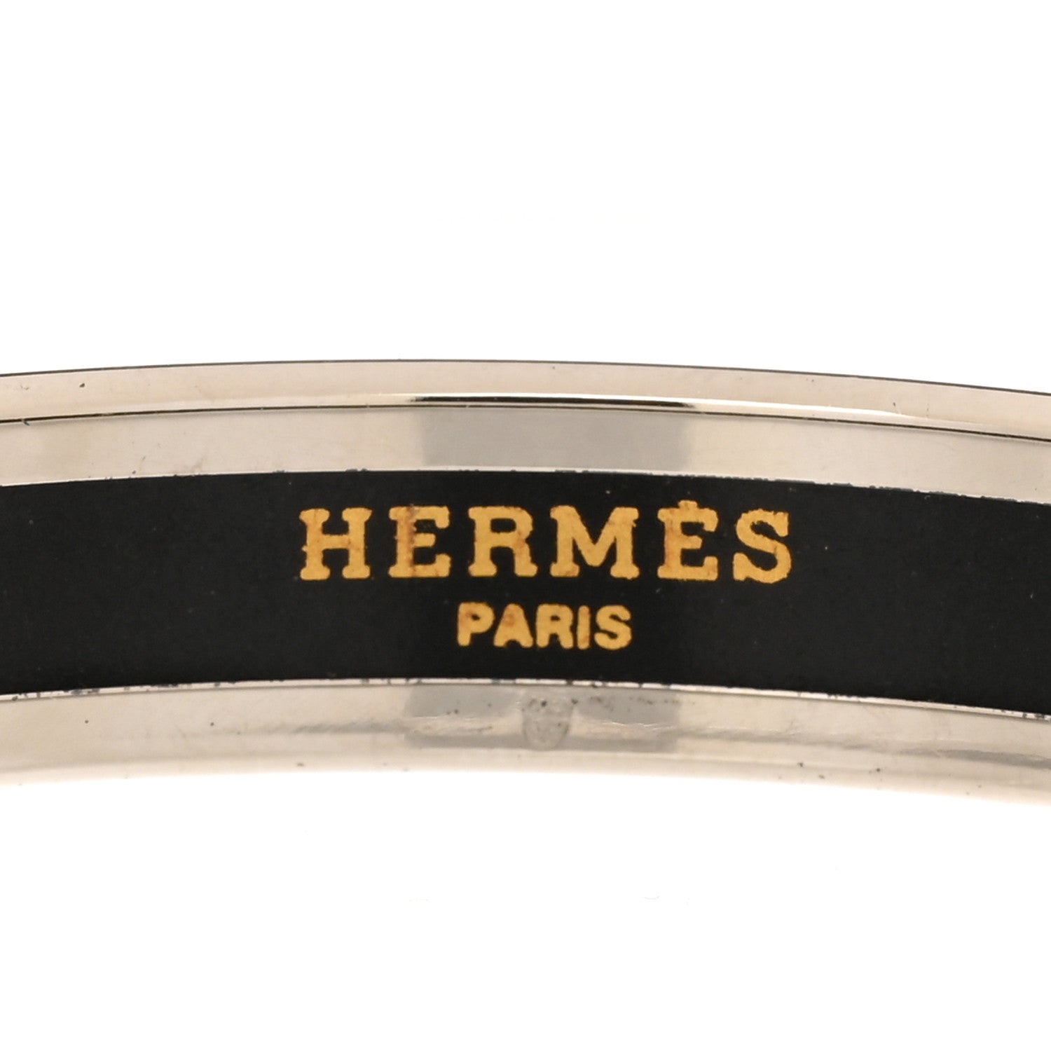 Hermes Enamel Printed Narrow Astrologie Nouvelle Bracelet 70 White Navy 4 of 5