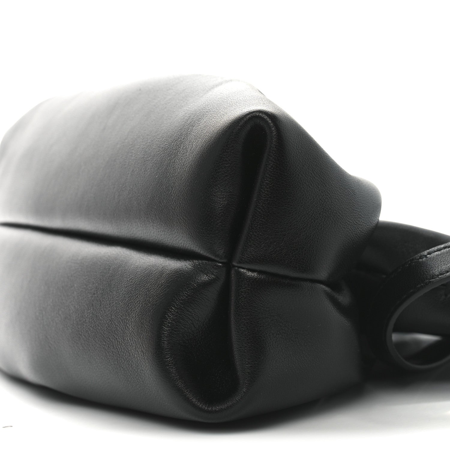 Salvatore Ferragamo Lambskin Small Dumpling Soft Bag Black 9 of 9