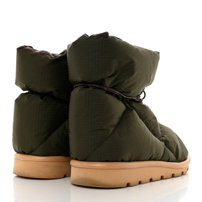 Louis Vuitton Nylon Monogram Pillow Comfort Ankle Boot 38 Khaki 4 of 7