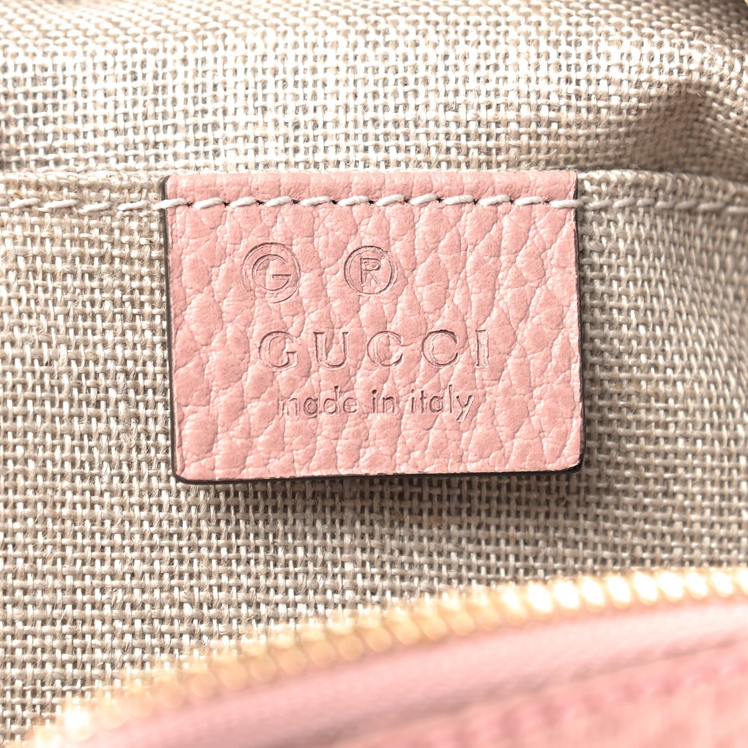 Gucci Monogram Mini Bree Messenger Bag Beige Soft Pink 8 of 9