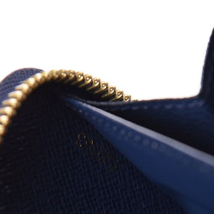 Louis Vuitton Damier Paillettes Zippy Wallet Blue 7 of 9