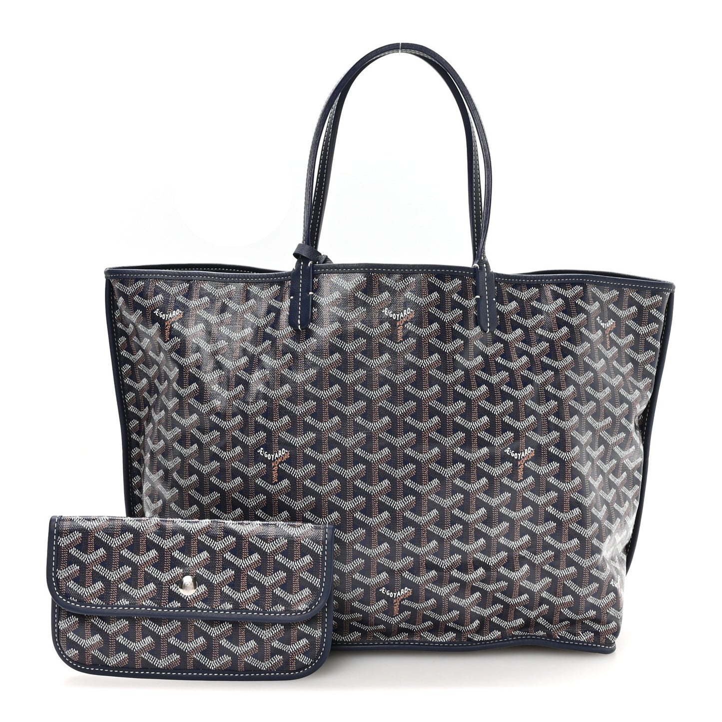 Goyardine Reversible Anjou PM Navy