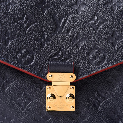 Louis Vuitton Empreinte Pochette Metis Marine Rouge 8 of 10