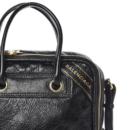 Balenciaga Agneau S Blanket Square Tote Black 10 of 10