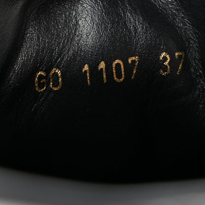 Louis Vuitton Suede Monogram Run Away Sneakers 37 Black 8 of 11