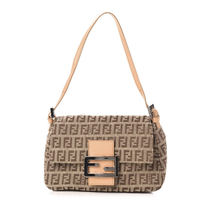 Fendi Zucchino Mini Mama Baguette Beige 1 of 11