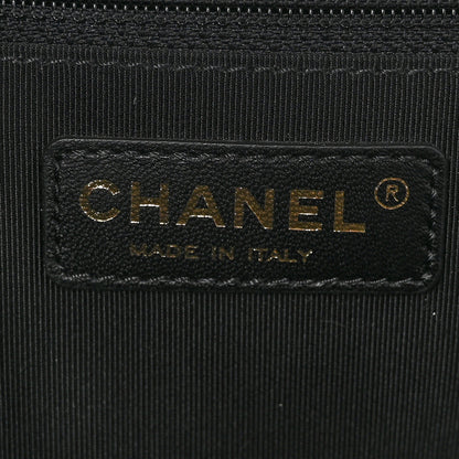 Chanel Deerskin Cerf Executive Shopper Tote Black 7 of 11