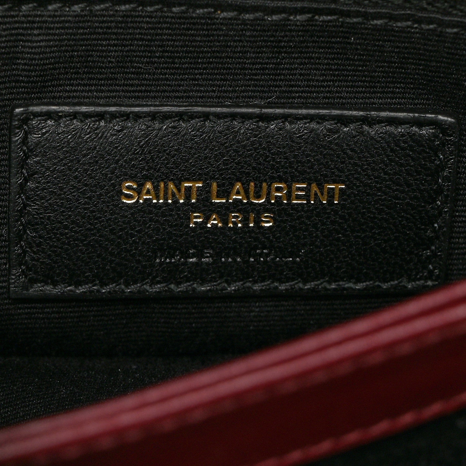 Saint Laurent Calfskin Y Quilted Monogram Toy Loulou Monogram Crossbody Bag Rouge Legion 7 of 13