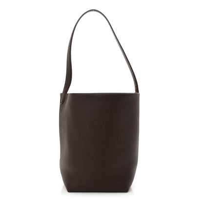 The Row Grained Calfskin Medium N/S Park Tote Acajou 1 of 10