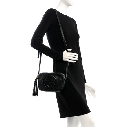 Gucci Pebbled Calfskin Small Soho Disco Bag Black 2 of 7