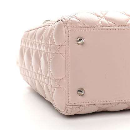 Christian Dior Lambskin Cannage Medium Lady Dior Light Pink 8 of 12