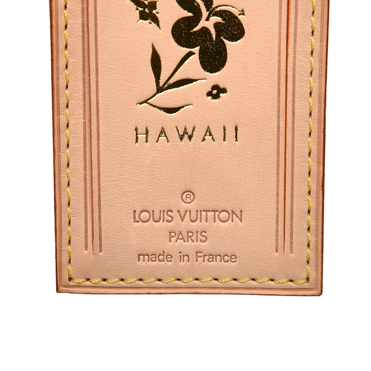 Louis Vuitton Vachetta Luggage Tag 3 of 4