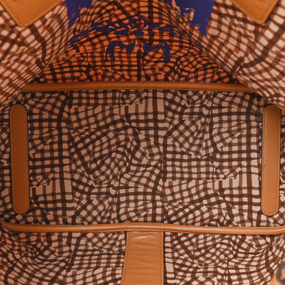 MCM Visetos Medium Liz Reversible Shopper Tote Cognac 9 of 27