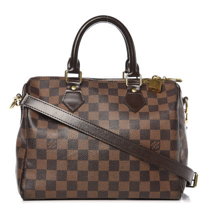 Louis Vuitton Damier Ebene Speedy Bandouliere 25 1 of 17