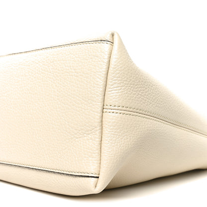 Gucci Pebbled Calfskin Medium Soho Chain Shoulder Bag Off White 10 of 10