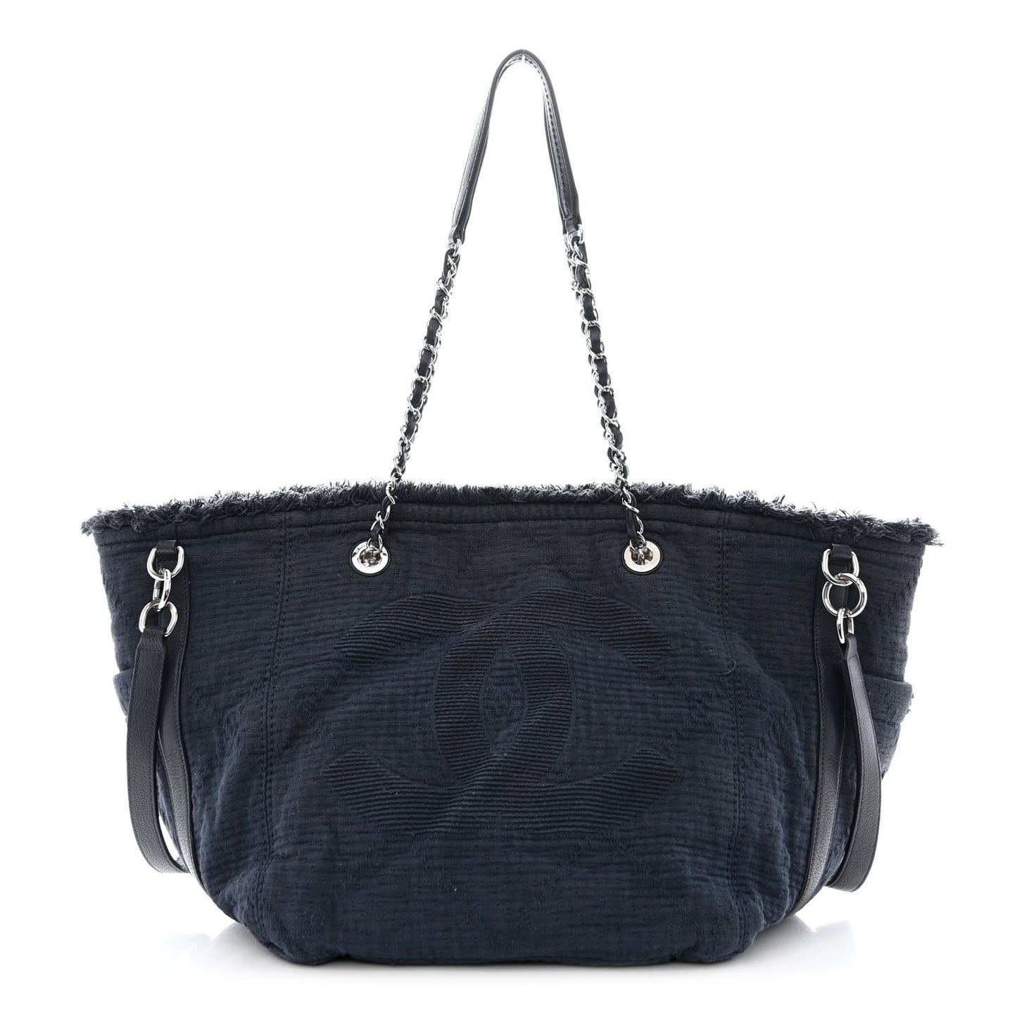 Canvas Medium Double Face Tote Navy