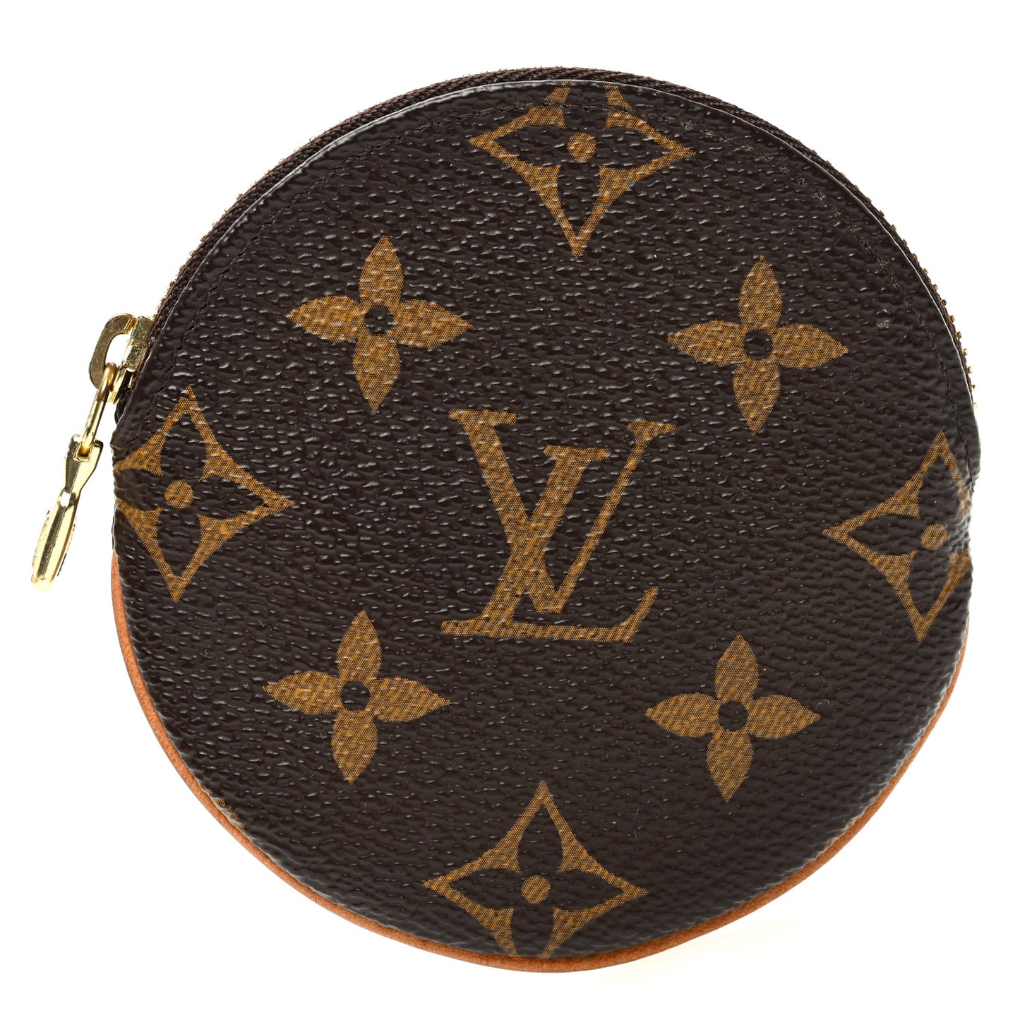 Monogram Round Coin Purse