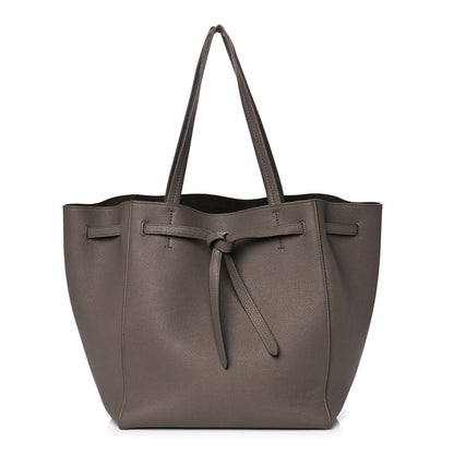 Celine Soft Grained Calfskin Small Belt Cabas Phantom Taupe 1 of 13