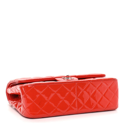 Chanel Patent Quilted Jumbo Double Flap Red 4 of 11