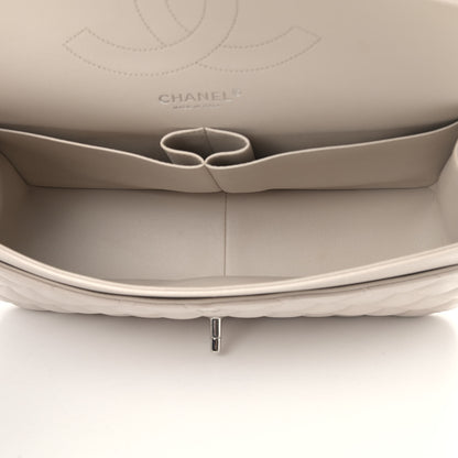 Chanel Caviar Quilted Jumbo Double Flap Ivory 4 of 5