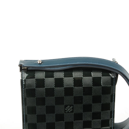 Louis Vuitton Damier Vernis Club Petrole Blue 9 of 9