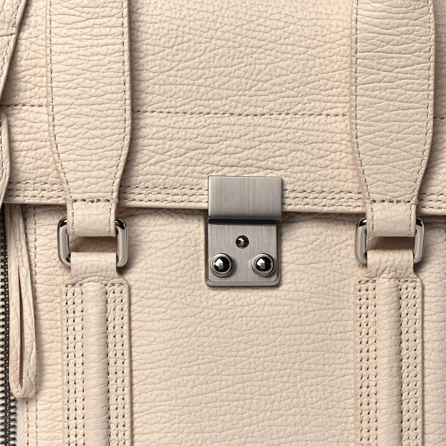 3.1 Phillip Lim Textured Calfskin Medium Pashli Satchel Milk 7 of 14