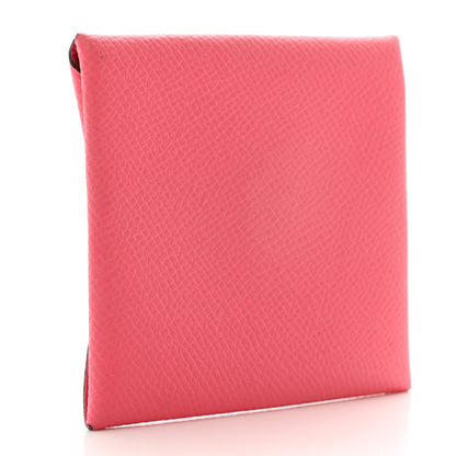 Hermes Epsom Bastia Coin Purse Rose Azalee 3 of 6