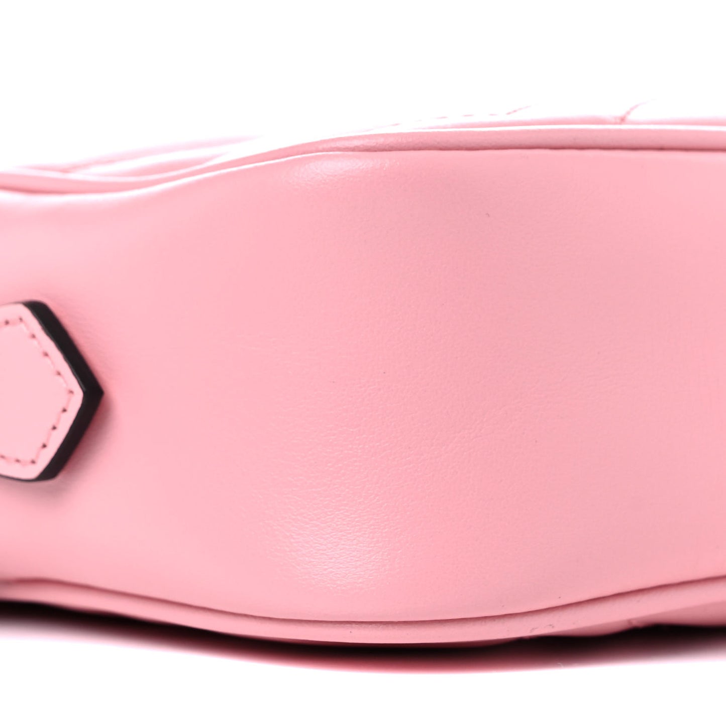Calfskin Matelasse Mini GG Marmont Chain Shoulder Bag Wild Rose