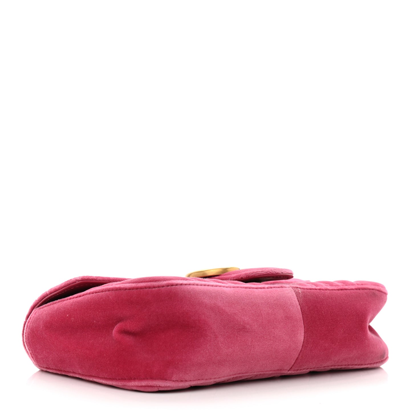 Velvet Matelasse Small GG Marmont Shoulder Bag Light Raspberry Rose