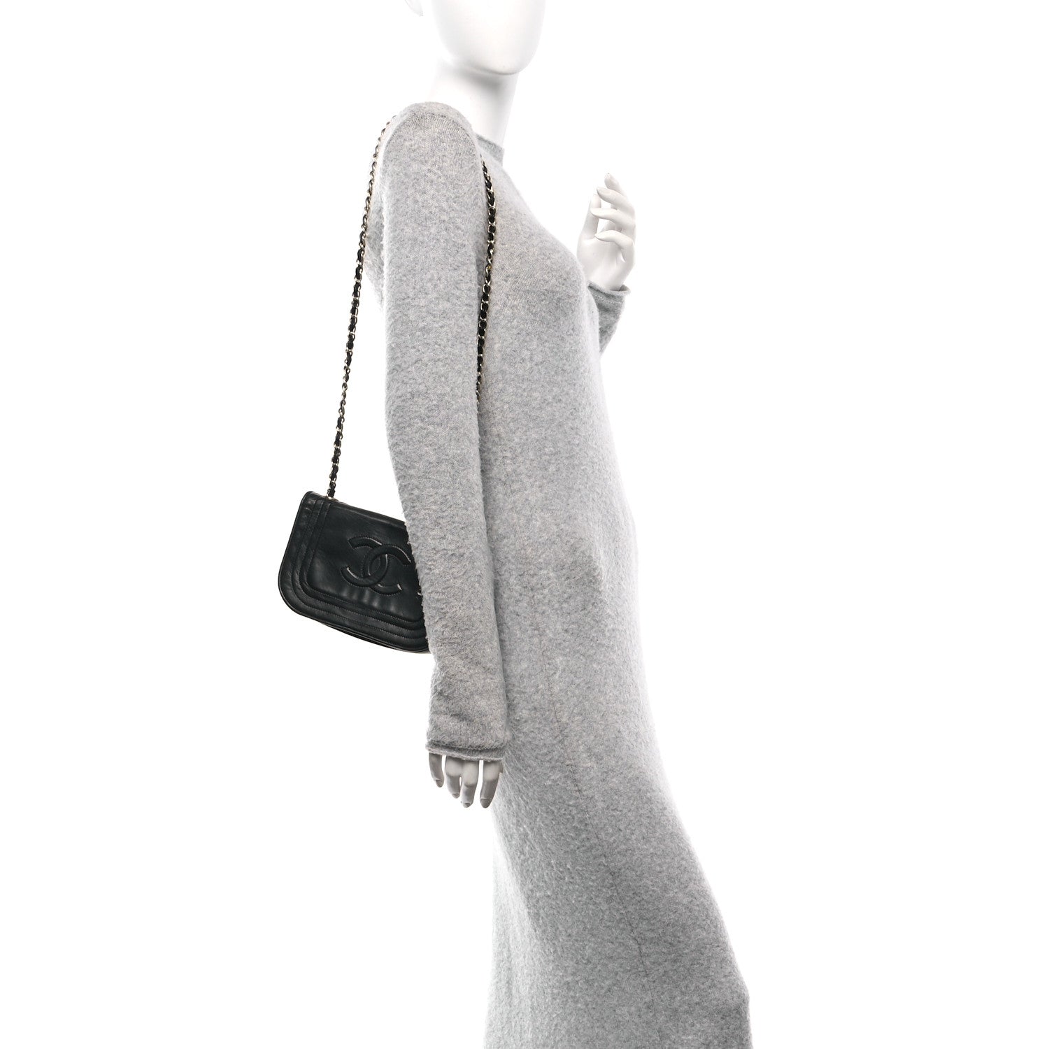 Chanel Lambskin Mini CC Timeless Flap Black 2 of 10