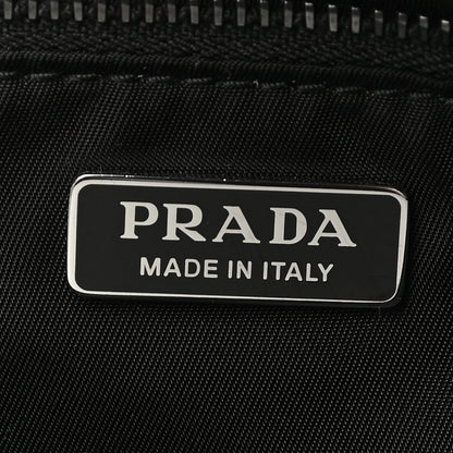 Prada Tessuto Nylon Soft Calf Chain Bag Black 4 of 9