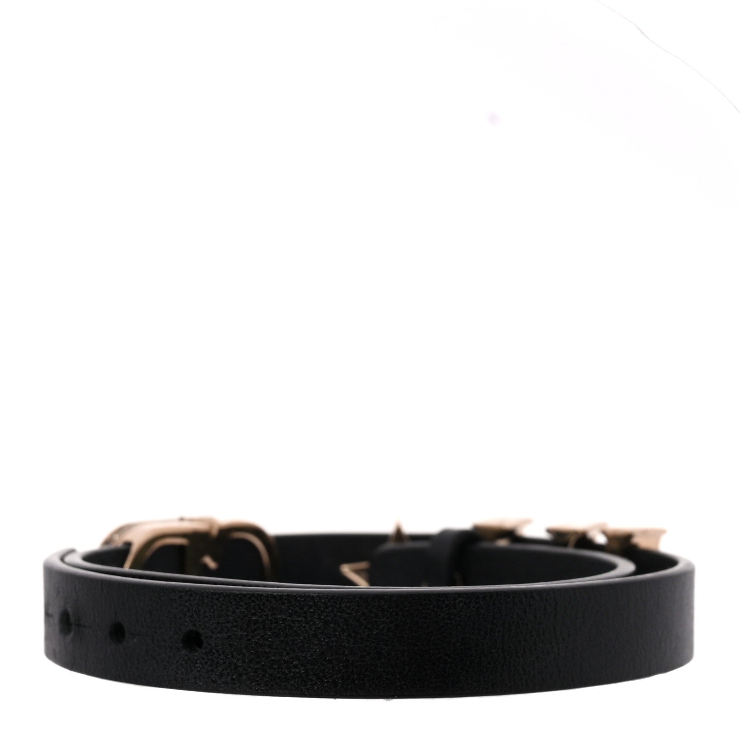Christian Dior Calfskin My ABDior Double Bracelet Black 3 of 5