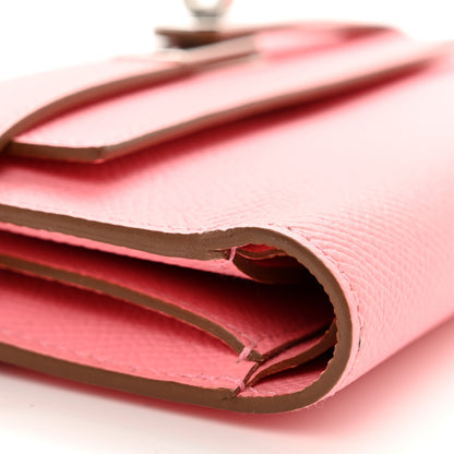 Hermes Epsom Medium Kelly Wallet Rose Confetti 8 of 8