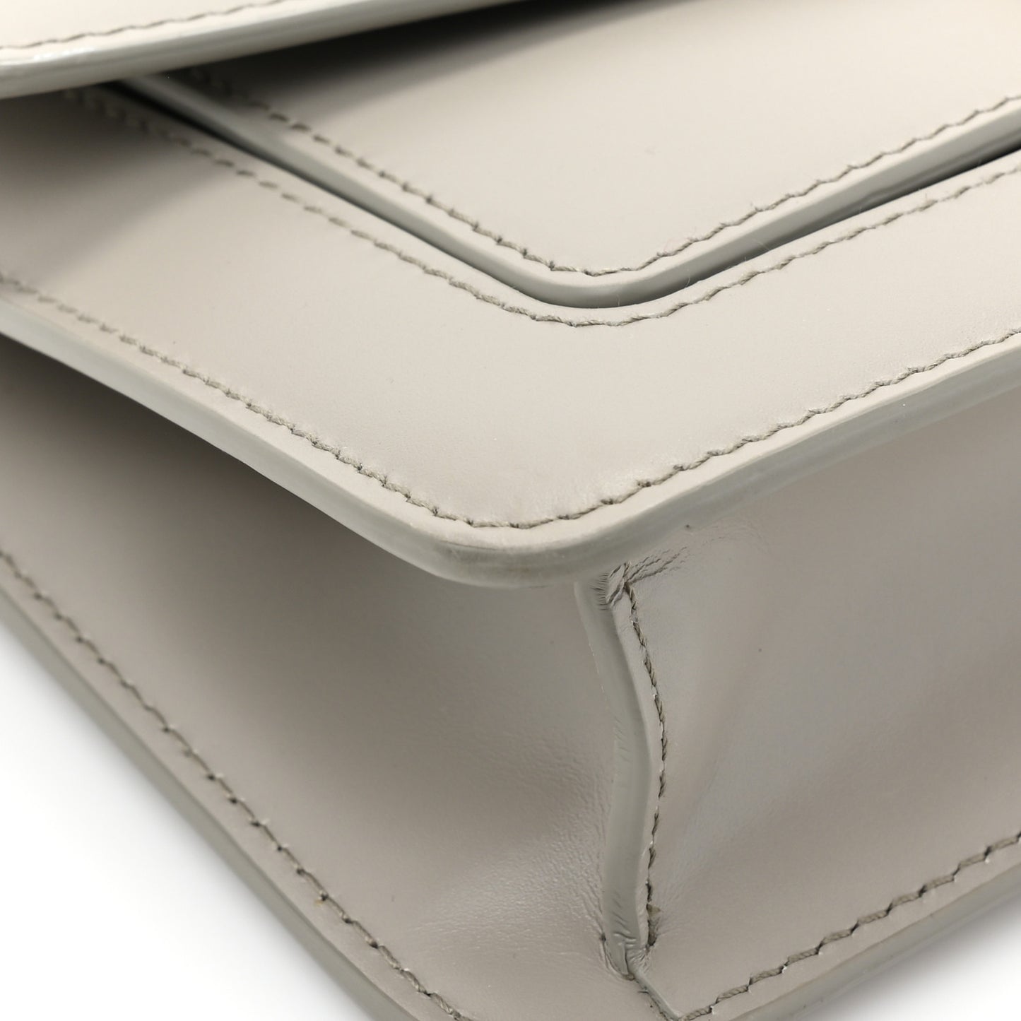 Calfskin Serpenti Forever East West Shoulder Bag Opal Grey