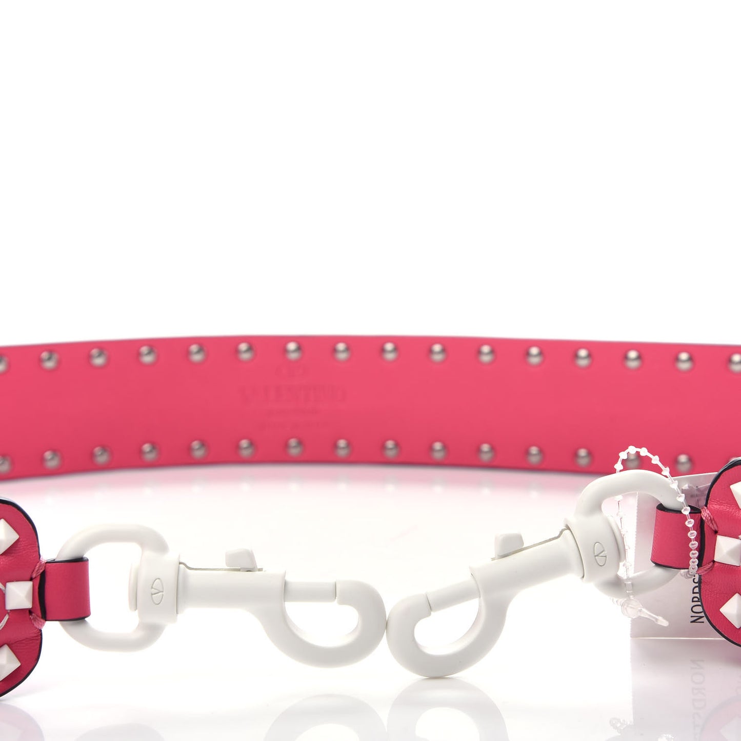 Lambskin Free Rockstud Spike Shoulder Strap Shadow Pink