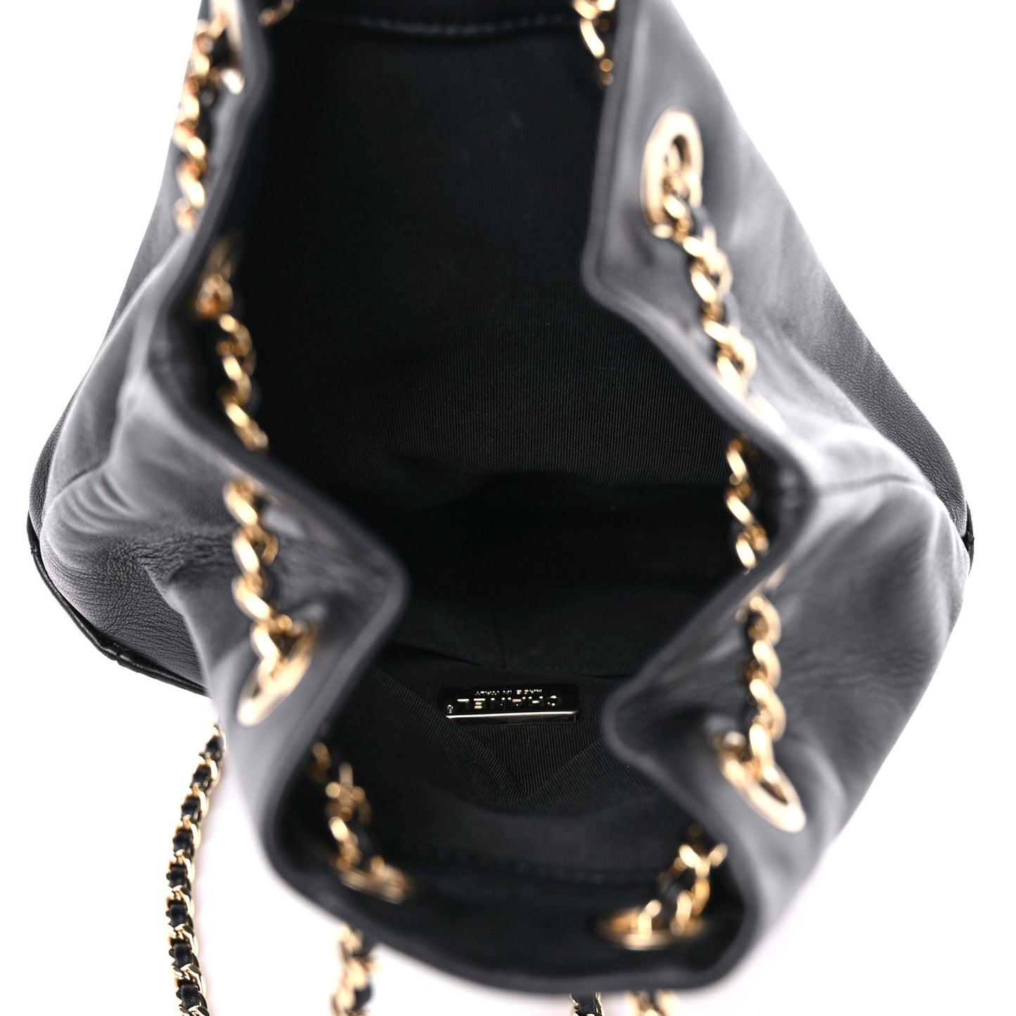 Lambskin Quilted Small In Seoul Backpack Black
