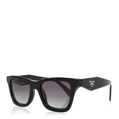 Prada Acetate Square Sunglasses SPR C07 Black 1 of 7