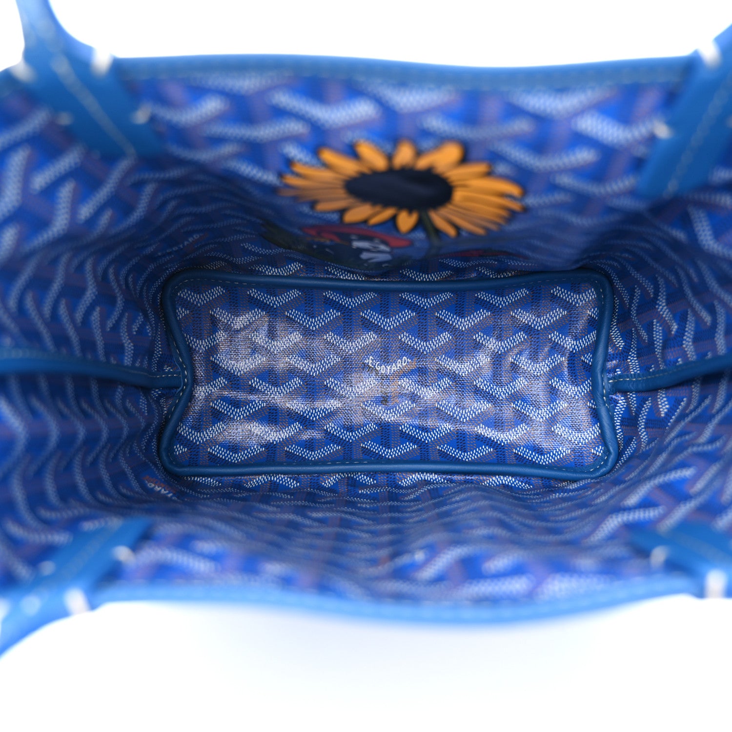 Goyard Goyardine Reversible Mini Anjou Sky Blue 9 of 17