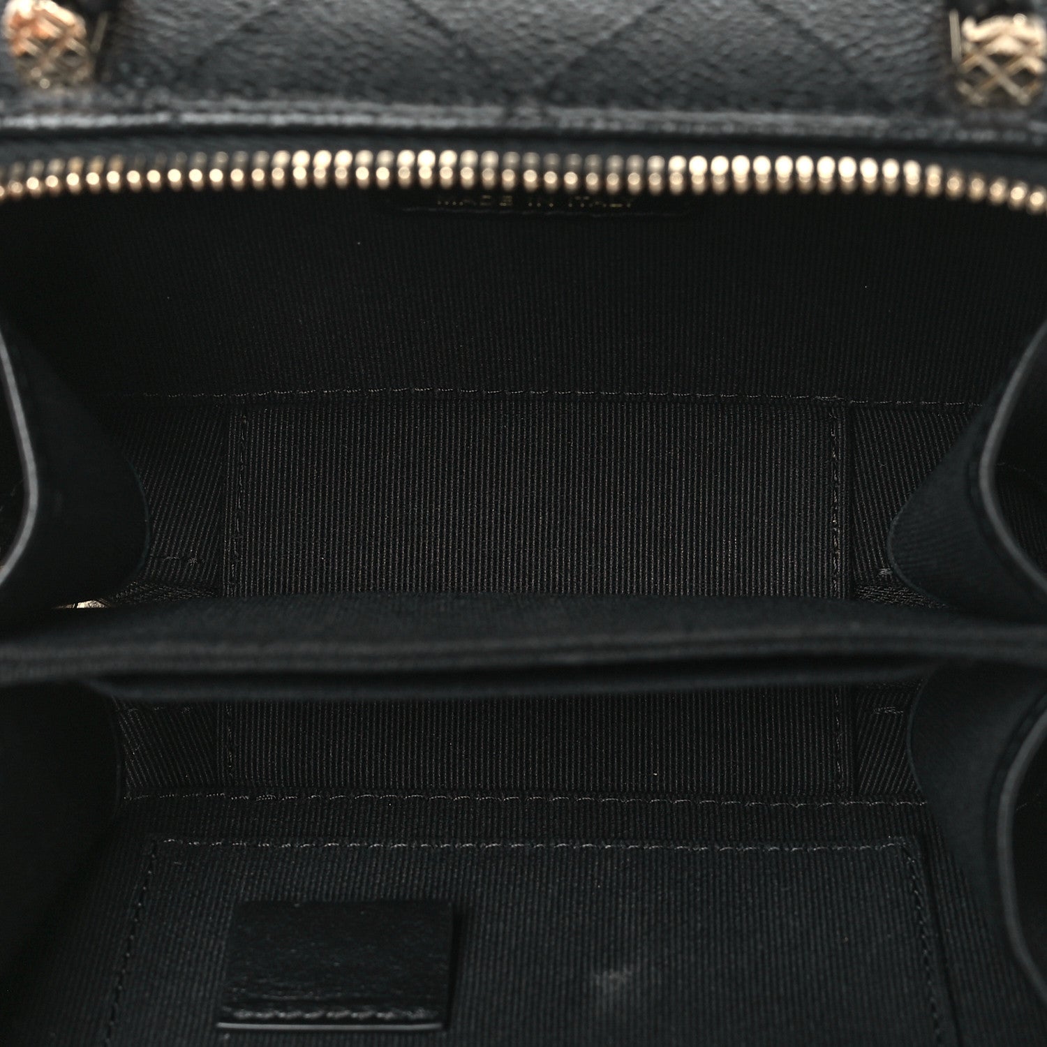 Chanel Caviar Quilted Small Top Handle Vanity Case Black 6 of 11