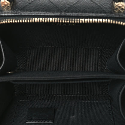 Chanel Caviar Quilted Small Top Handle Vanity Case Black 6 of 11