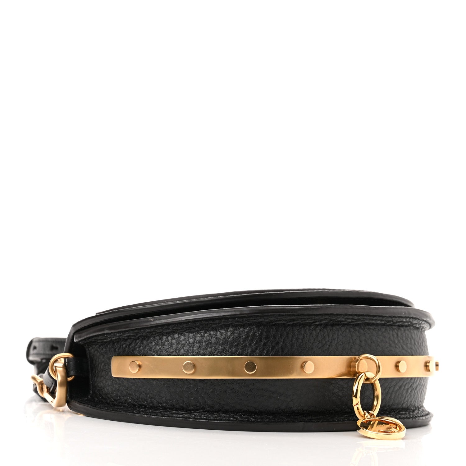 Chloe Calfskin Small Nile Bracelet Minaudiere Bag Black 4 of 10