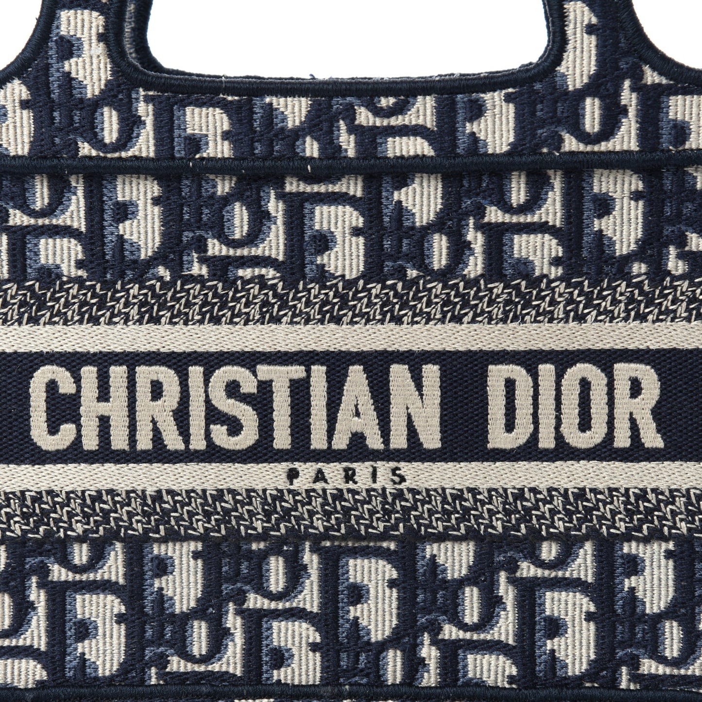 Oblique Mini Book Tote Blue Multicolor
