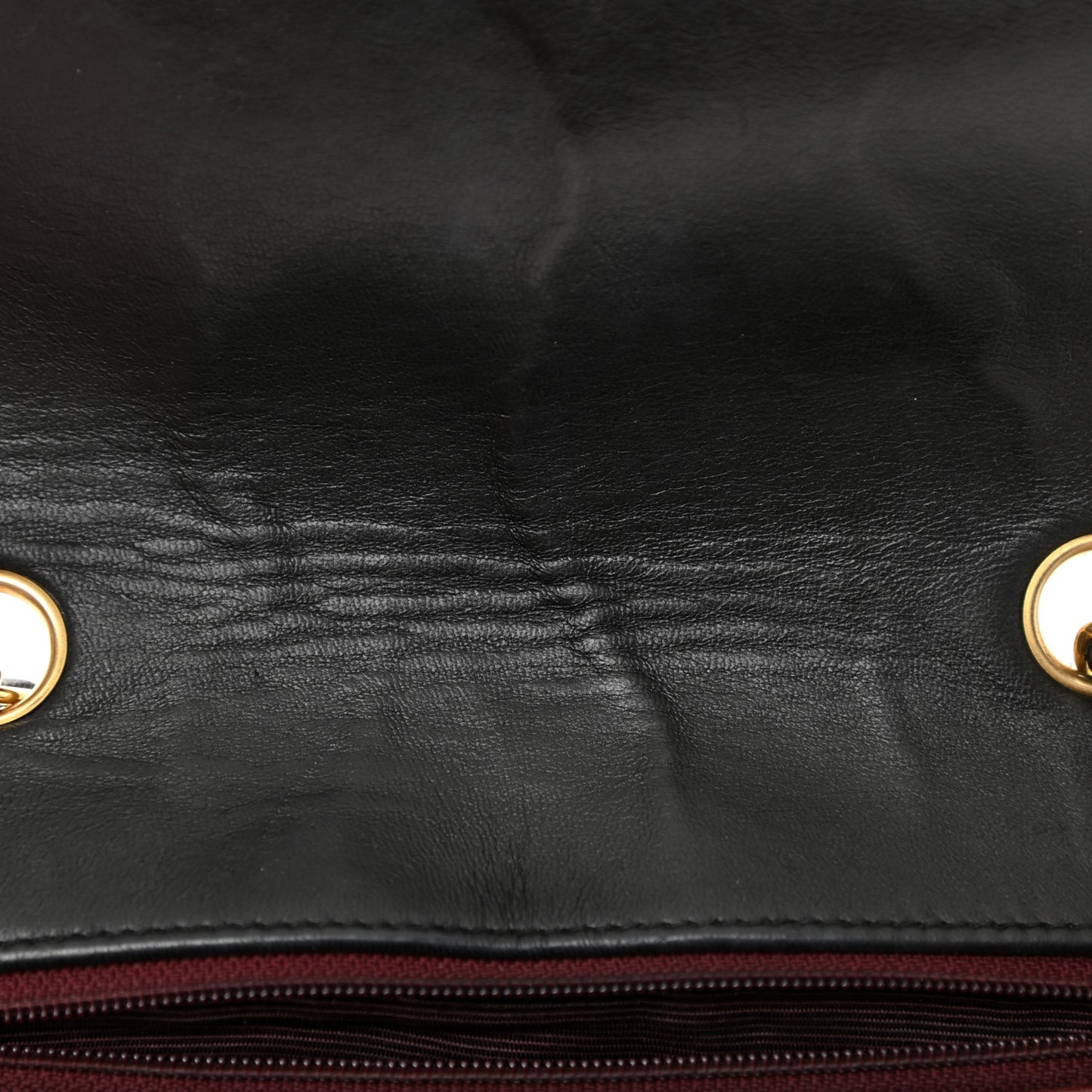 Lambskin Quilted Small Single Flap Black