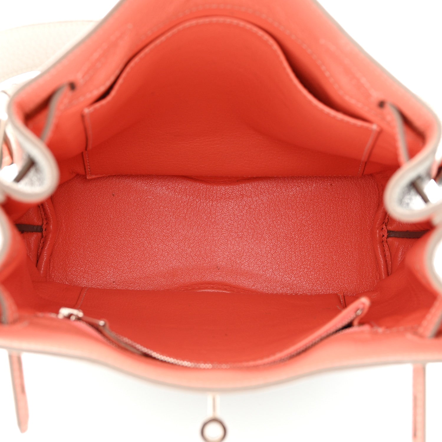 Hermes Taurillon Clemence Verso So Kelly 22 Gris Perle Crevette 7 of 16