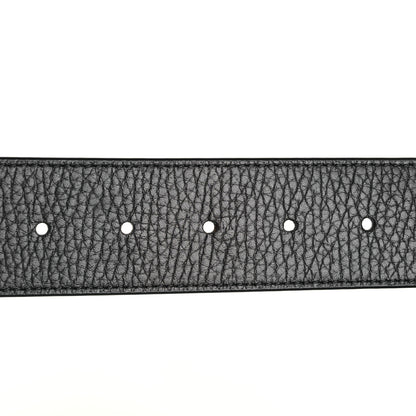 Louis Vuitton Calfskin 40mm Damier LV Reversible Belt 90 36 Black Blue 4 of 9