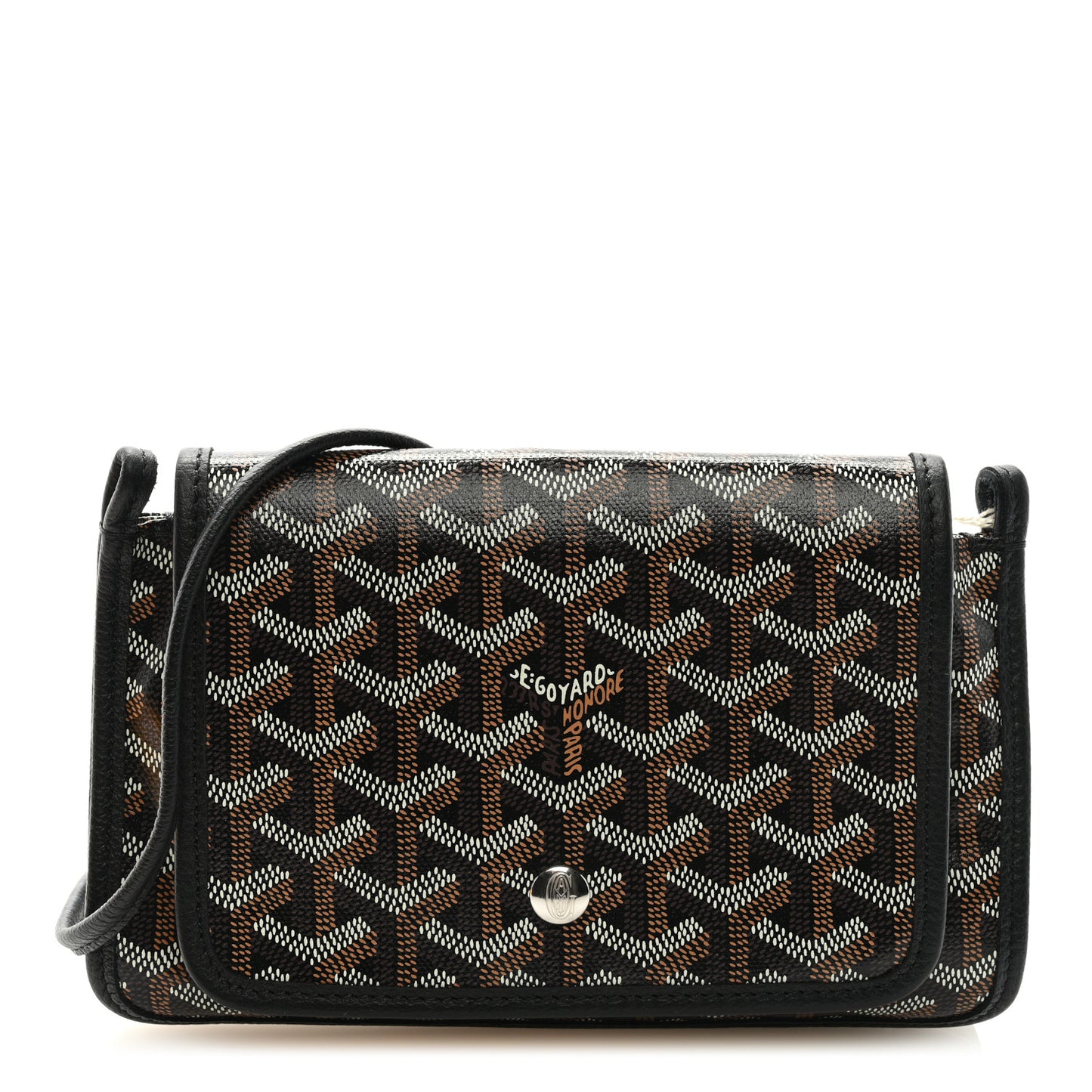 Goyardine Plumet Wallet Clutch Black