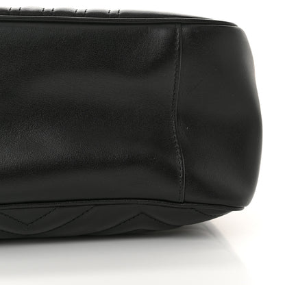 Gucci Calfskin Matelasse Large GG Marmont Shoulder Bag Black 11 of 12