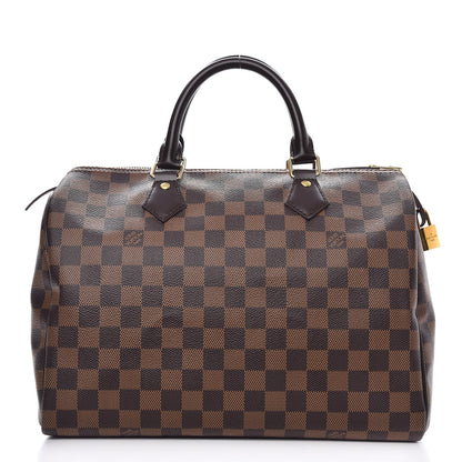 Louis Vuitton Damier Ebene Speedy 30 1 of 8